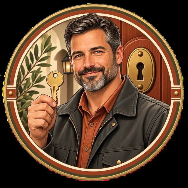 Paloalto Locksmith illustrated badge